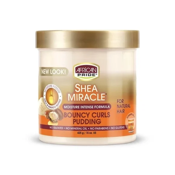 African Pride Shea Miracle Moisture Intense Bouncy Curls Pudding 425 g 15oz