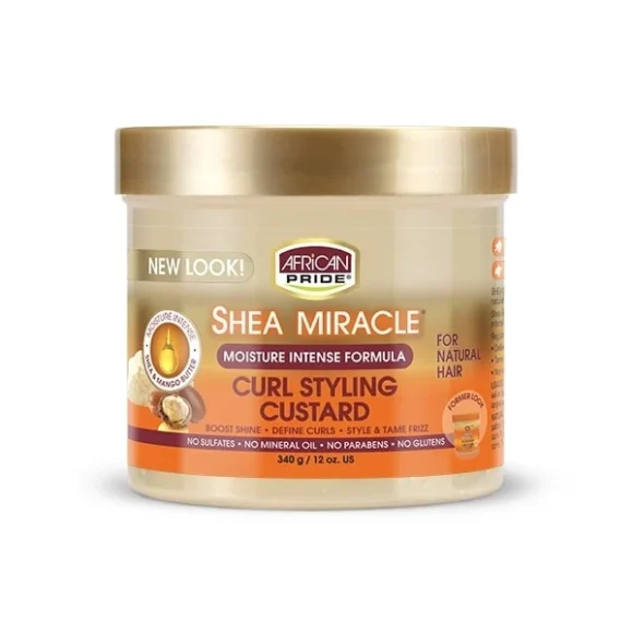 African Pride Shea Miracle Moisture Intense Curl Styling Custard 340 g 12oz