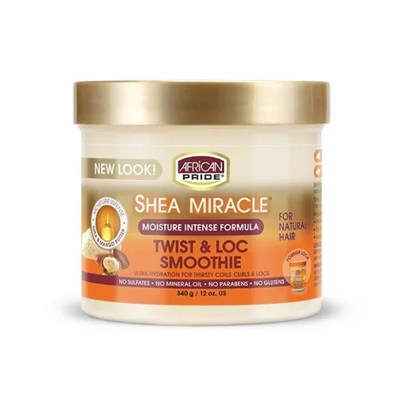 African Pride Shea Miracle Shea Miracle Moisture Intense Twist Loc Smoothie 340g 12oz