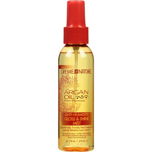 Creme Of Nature Argan Oil Anti Humidity Gloss Shine Mist 4oz 118ml