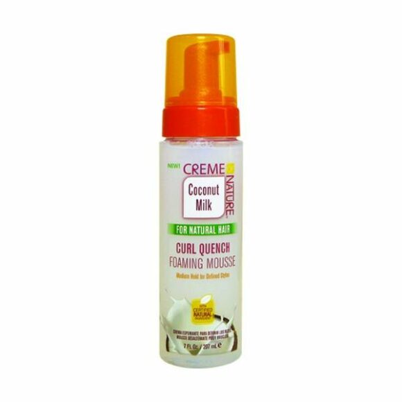 Creme of Nature Coconut Milk Curl Quenching Foaming Mousse 7oz 207ml