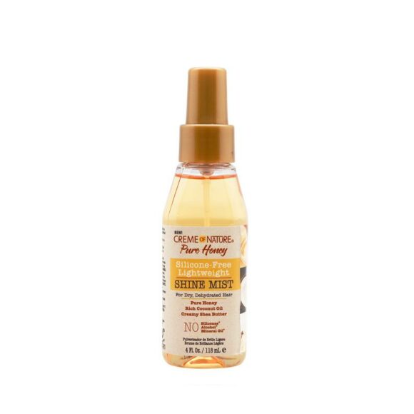 Creme of Nature Pure Honey Silicone Free Lightweight Shine Mist 4oz 118ml