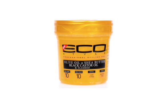 Eco Styler Professional Styling Gel Olive OilShea Butter Black Castor OilFlaxseed 473ml 16oz