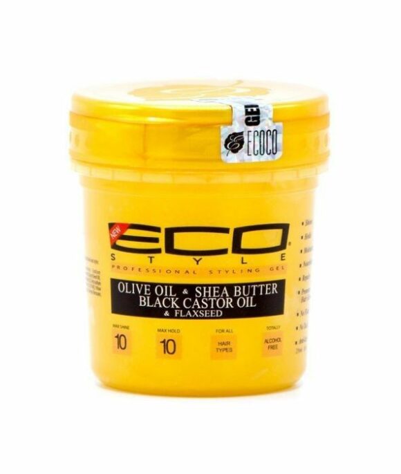 Eco Styler Professional Styling Gel Olive OilShea Butter Black Castor OilFlaxseed 8oz 236ml