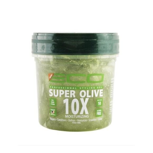 Eco Styler Professional Styling Gel Super Olive 10x Moisturizing 236ml