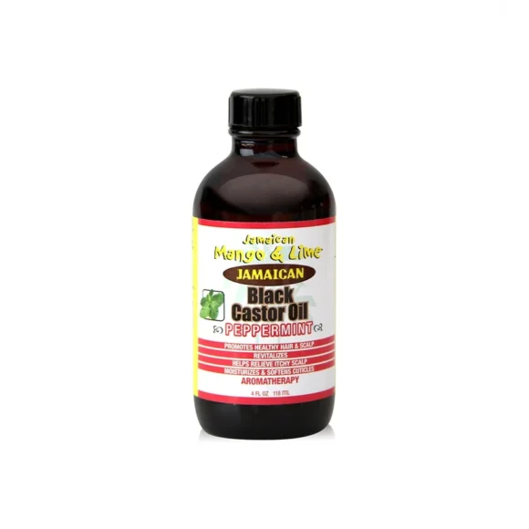 Jamaican Mango Lime Jamaican Black Castor Oil Peppermint 4oz 118 ml