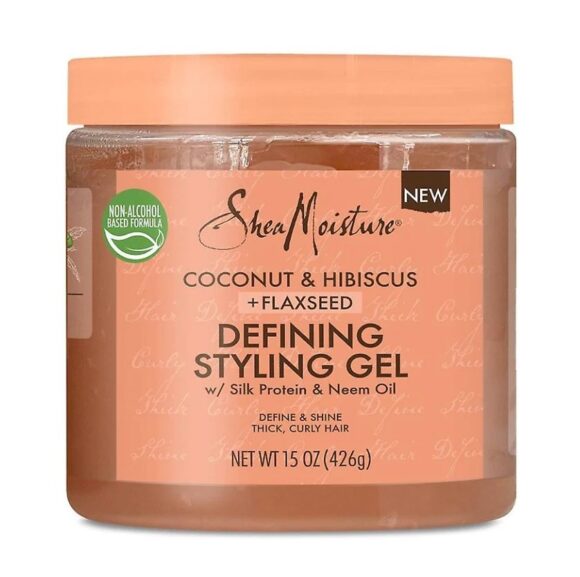 Shea Moisture CoconutHibiscusFlaxseed Defining Styling Gel 15oz 426g