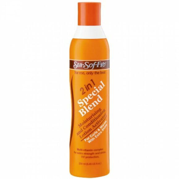 Sta Sof Fro 2 in 1 Special Blend Moisturising and Conditioning Lotion Activator 250ml 8.45oz