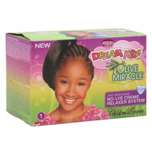African Pride Dream Kids Olive Miracle No-Lye Creme Relaxer System Regular