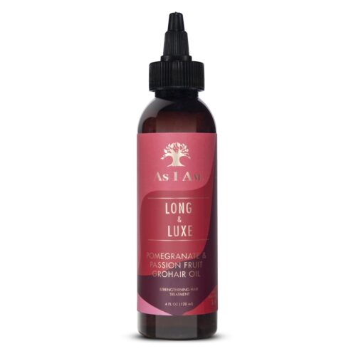 As I Am Long & Luxe Pomeganate & Passion Fruit Grohair Oil  120 ml- 4oz