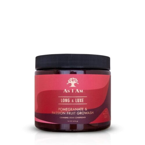 As I Am Long & Luxe Pomegrenate & Passion Fruit Growash 454 g-16 oz