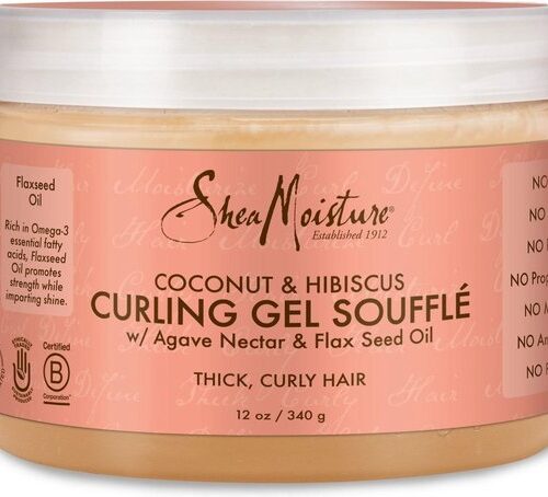 Shea Moisture Coconut&Hibiscus Curling Gel Souffle 12oz/340g
