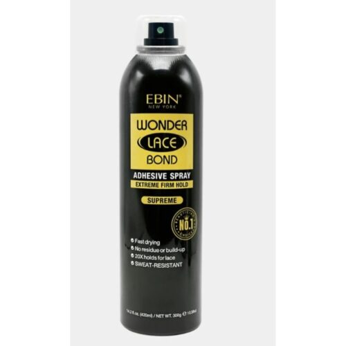 EBIN Wonder Lace Bond Adhesive Spray Extreme Firm Hold Supreme 14.2oz/420ml