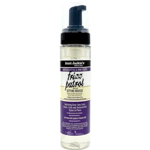 Aunt Jackie's Grapeseed Frizz Patrol Setting Mousse 8.5oz