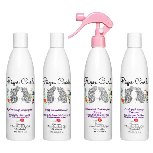 Rizos Curls Complete 4-Step Wash Day and Style Bundle