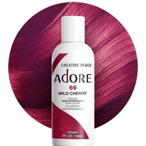 Adore Semi Permanent Hair Colour 69 Wild Cherry 118 ml