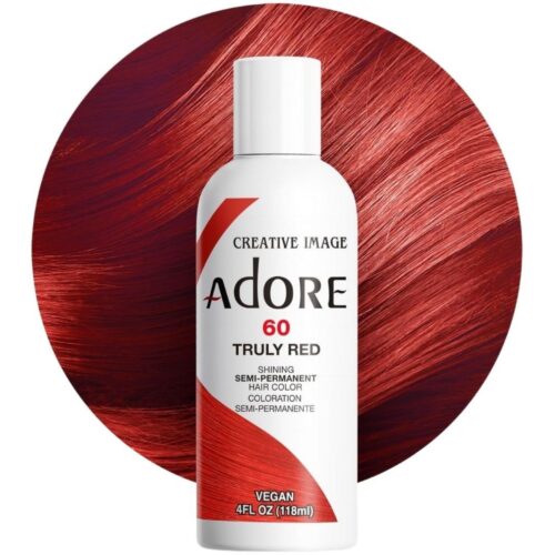 Adore Semi Permanent Hair Colour 60 Truly Red 118 ml