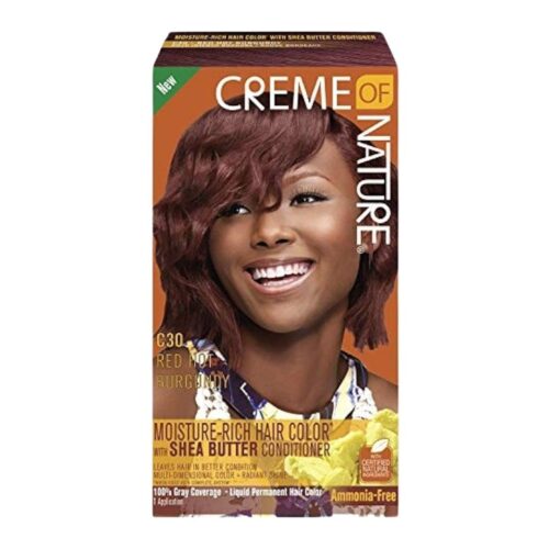Creme Of Nature Ammonia-Free Moisture-Rich Hair Color C30-Red Hot Burgundy