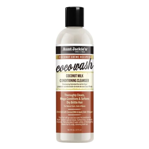 Aunt Jackie's Coco wash Coconut Milk Conditioning Cleanser 355ml/12 oz.