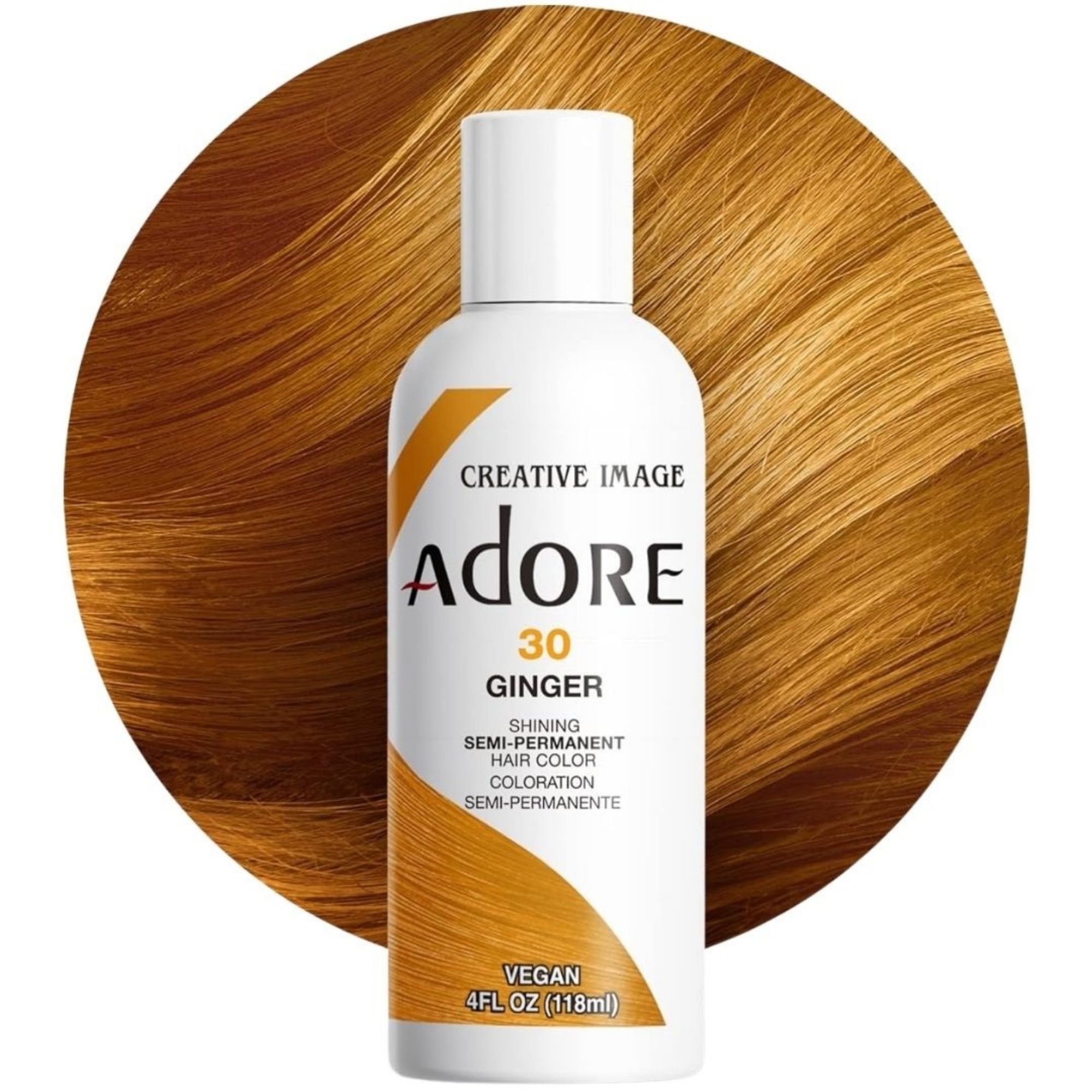 Adore Semi Permanent Hair Colour Ginger 30 118 ml