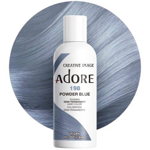 Adore Semi Permanent Hair Colour 198 Powder Blue 118 ml