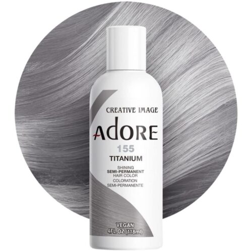 Adore Semi Permanent Hair Colour 155 French Titanium 118 ml