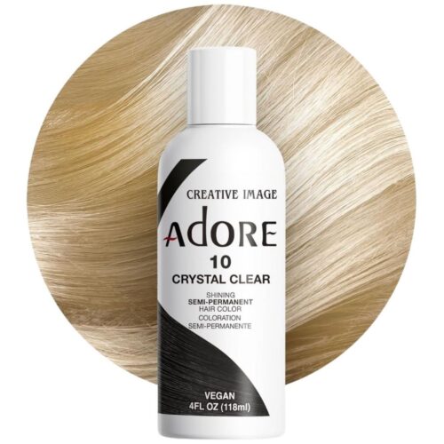 Adore Semi Permanent Hair Colour 10 Crystal Clear 118 ml