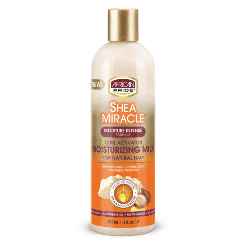 African Pride Shea Miracle Curl Activator Moisturizing Milk For Natural Hair 355ml/12oz