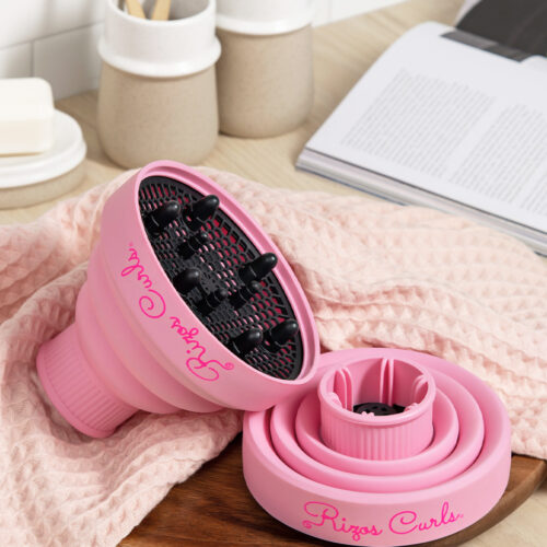 Rizos Curls Pink Collapsible Hair Diffuser