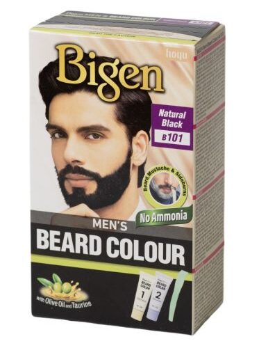 Bigen Men's Beard Colour Natural Black B101