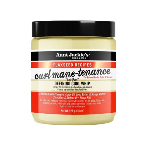 Aunt Jackie's Flaxseed Recipes Curl Mane-Tenance Defining Curl Whip 426 g/15oz.