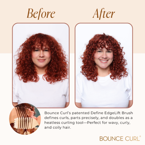 Bounce Curl Define EdgeLift Brush Tan