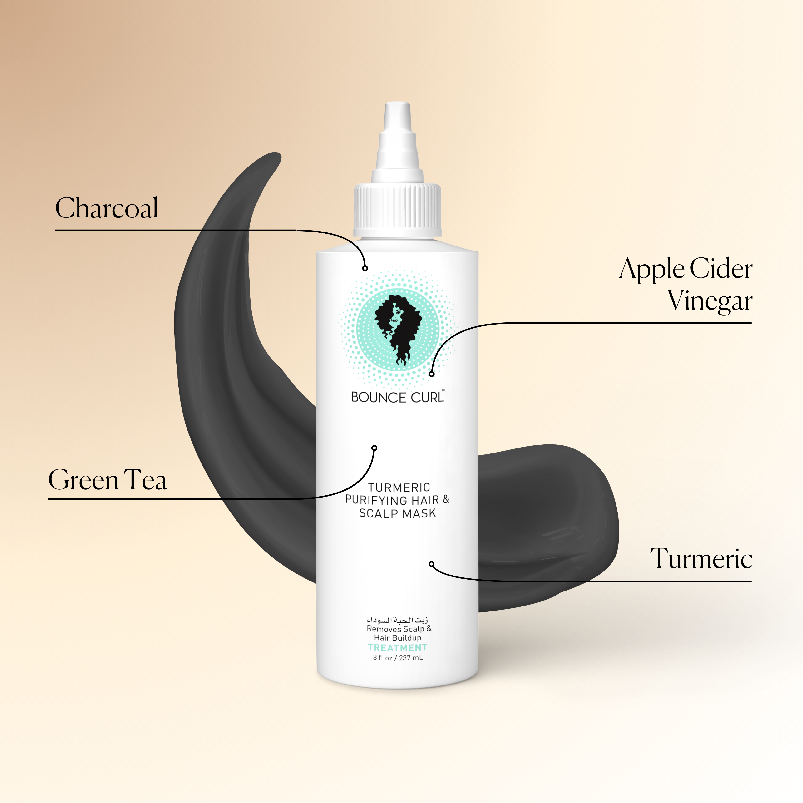 Bounce Curl Turmeric Purifying Hair & Scalp Mask 237ml