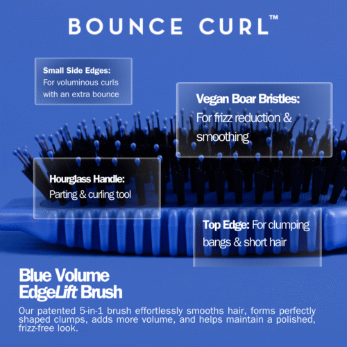 Bounce Curl Volume EdgeLift Brush Blue
