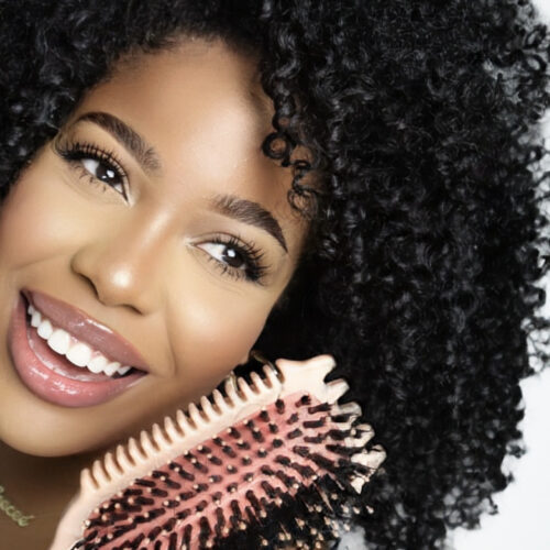 Bounce Curl Volume EdgeLift Brush Peach