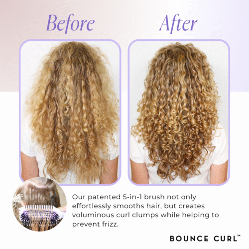 Bounce Curl Volume EdgeLift Brush Purple