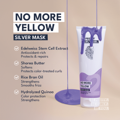 Pretty Curly Girl No More Yellow Silver Mask 250ml