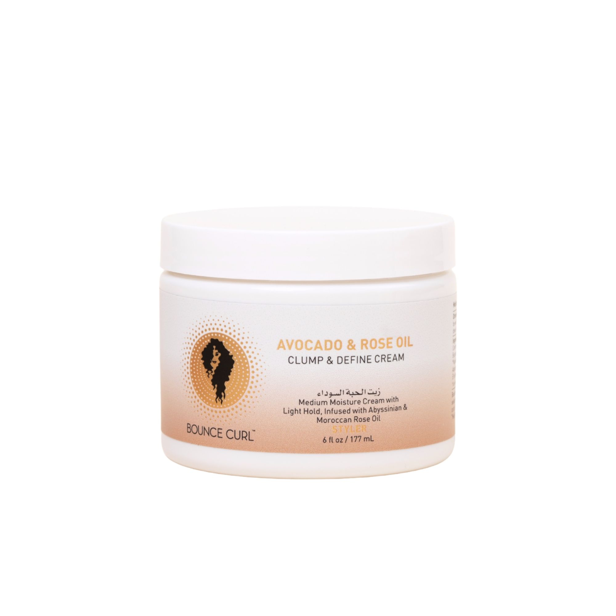 Bounce Curl Avocado & Rose Clump and Define Curl Cream 117ml